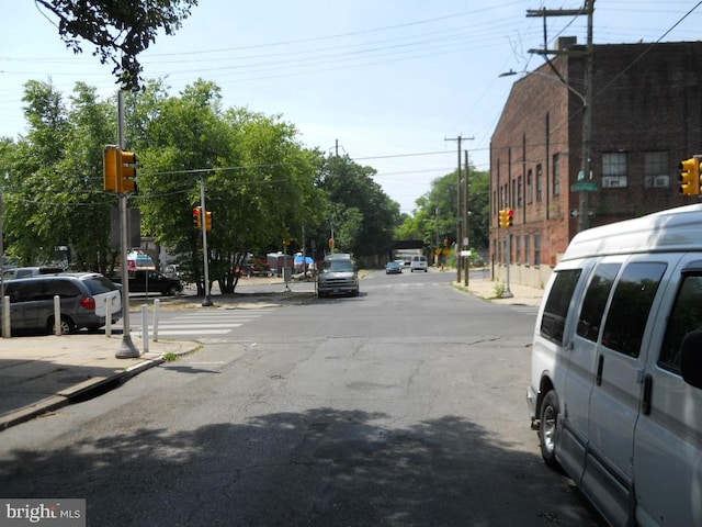 view of road