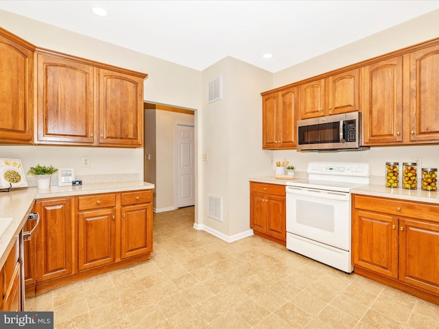 kitchen featuring appliances with stainless steel finishes