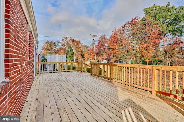 view of deck