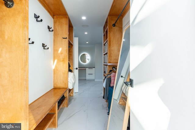 view of mudroom