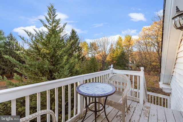 1324 River Rd, New Hope, PA 18938 - view of wooden deck