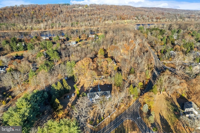 1324 River Rd, New Hope, PA 18938 - drone / aerial view of a heavily wooded area