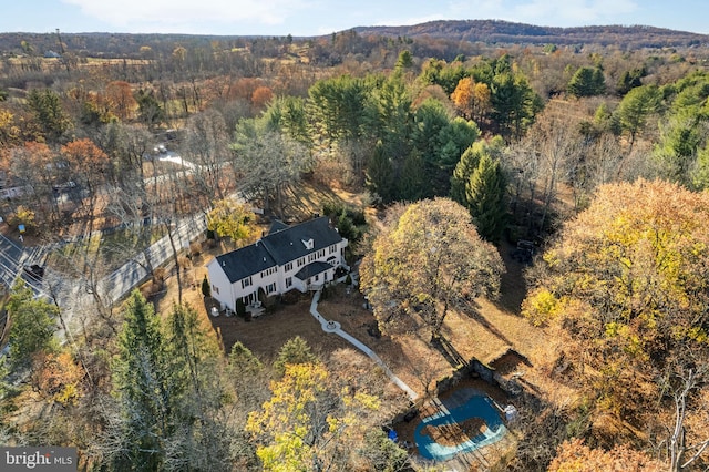 1324 River Rd, New Hope, PA 18938 - aerial view of property's location with a heavily wooded area