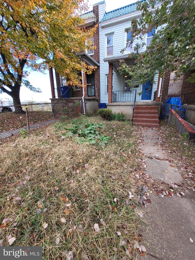 exterior space with covered porch