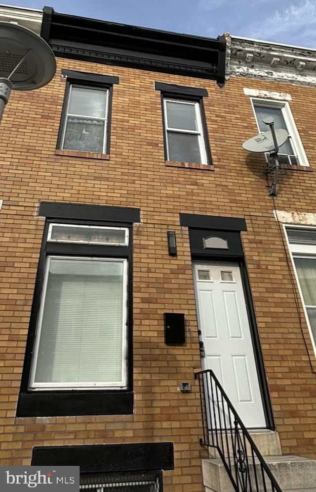 2614 Grogan Ave, Baltimore, MD 21213 - view of front of house with brick siding