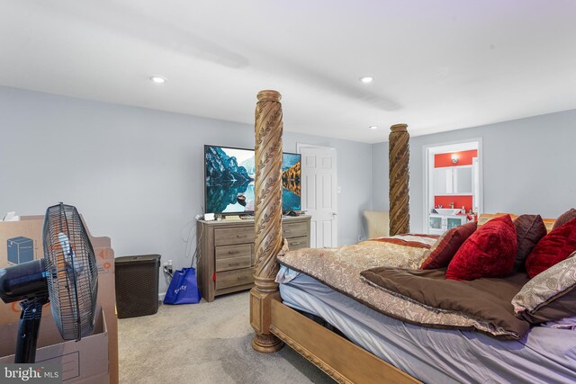 90 Torrington Ln, Willingboro, NJ 08046 - bedroom featuring light colored carpet and recessed lighting