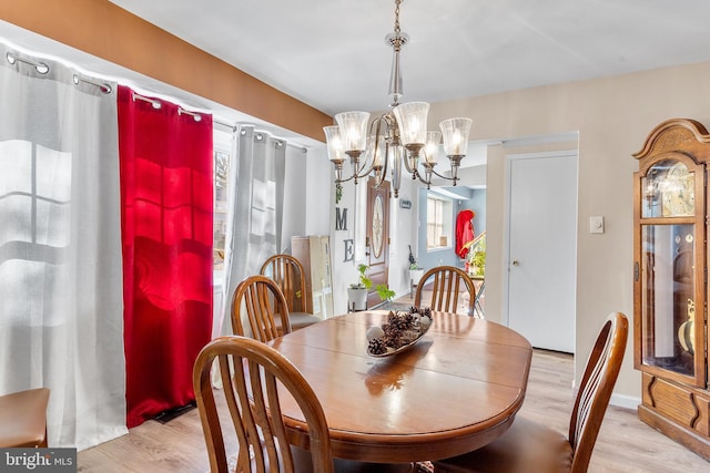 90 Torrington Ln, Willingboro, NJ 08046 - dining space featuring a chandelier and light wood-type flooring