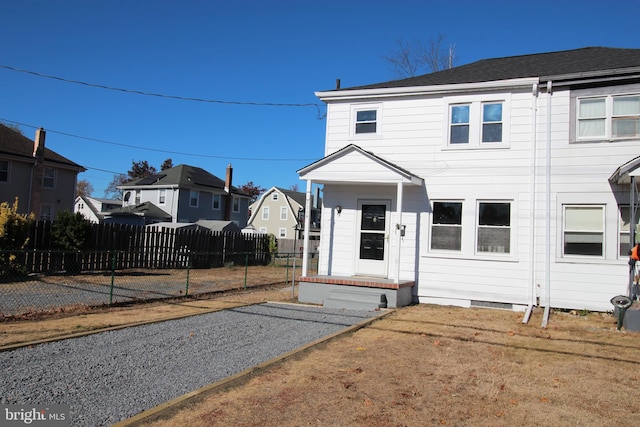 view of front of house