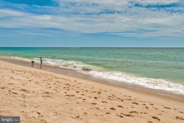 water view featuring a view of the beach