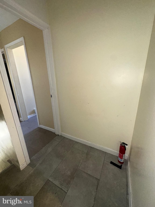 interior space featuring tile patterned flooring