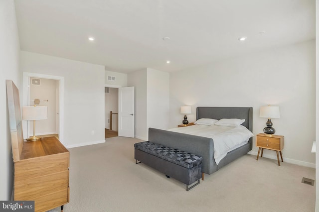 bedroom featuring carpet floors