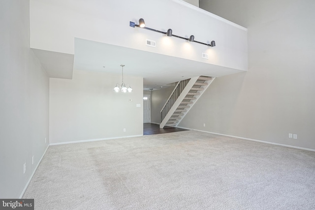 interior space with carpet floors