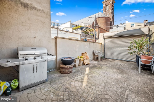 view of patio / terrace featuring area for grilling