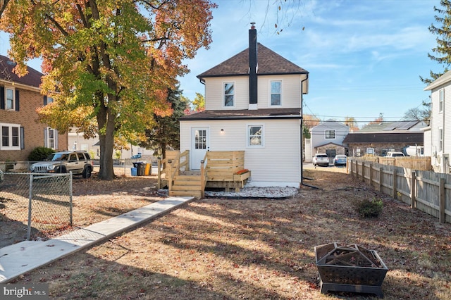 view of rear view of house