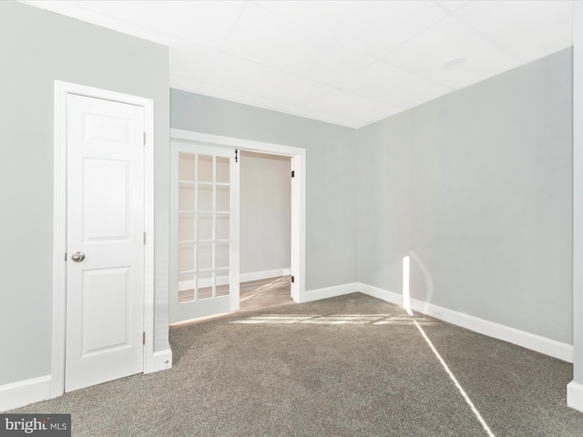 empty room with carpet