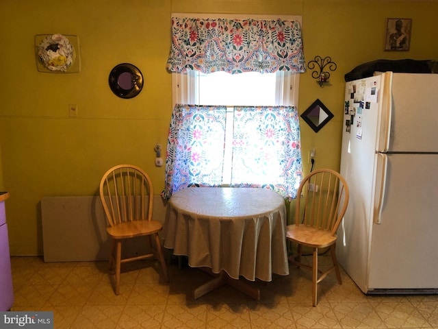 view of dining area