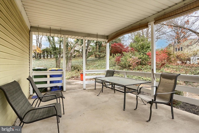 view of patio