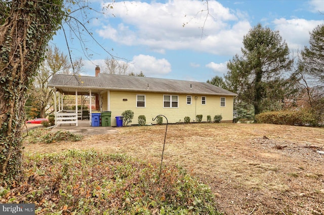 view of rear view of house