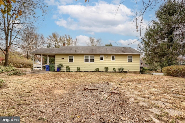 view of back of house