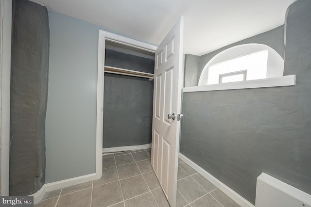 bathroom featuring tile patterned flooring