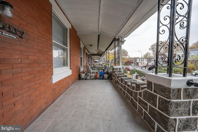 view of patio / terrace with covered porch