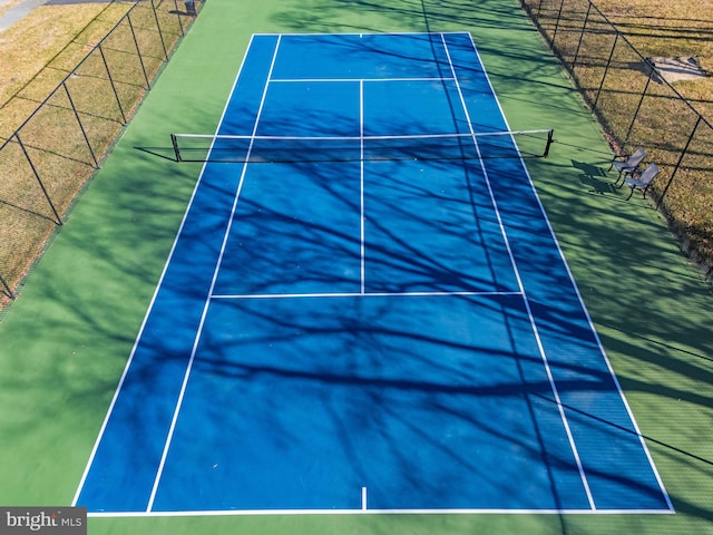 view of sport court