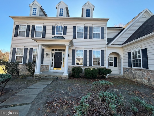 208 Glenshane Pass, Bear, DE 19701 - view of front of home with stone siding