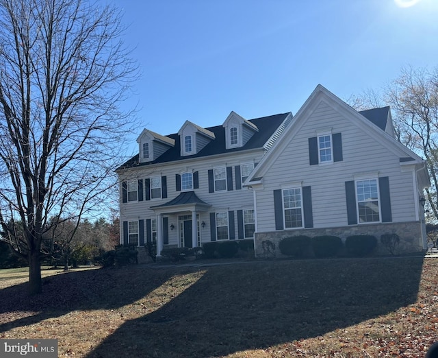 view of colonial house