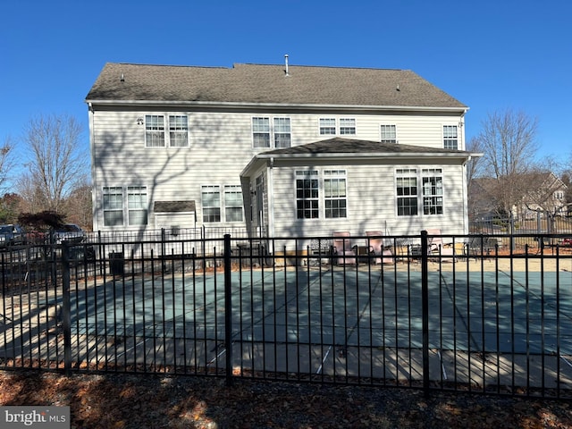 view of back of property