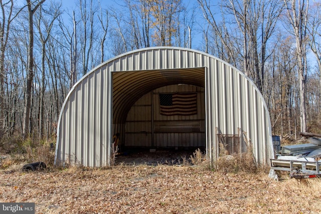 view of outbuilding