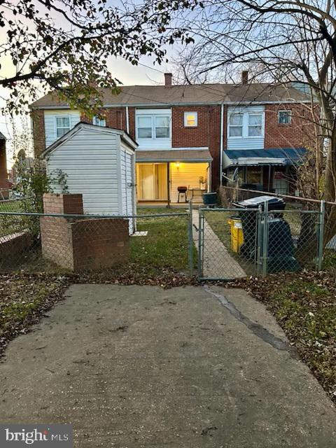 view of rear view of property