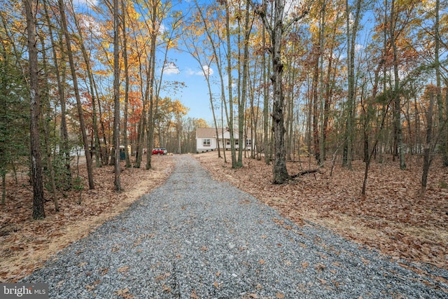 view of road