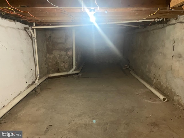 view of basement