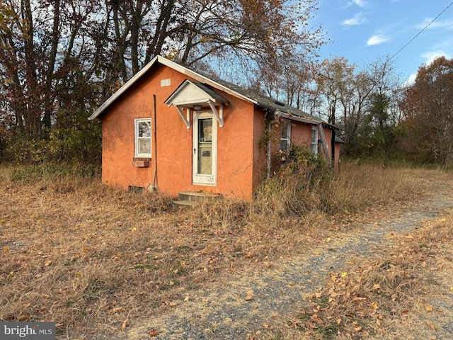 view of side of property