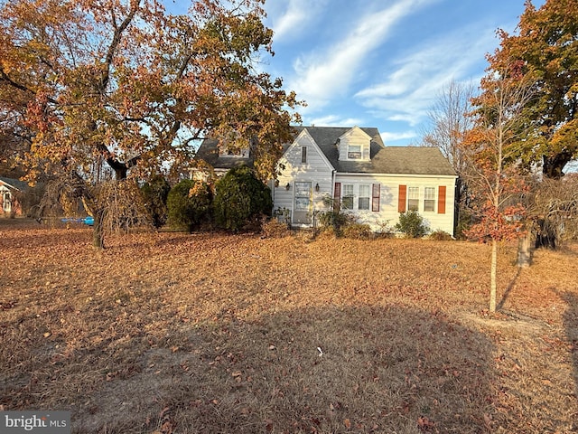 view of front of property