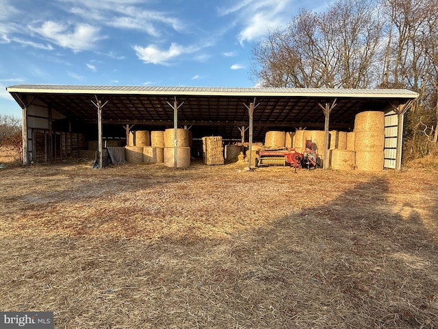 view of stable