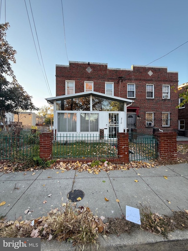 view of back of property