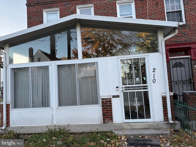 view of entrance to property