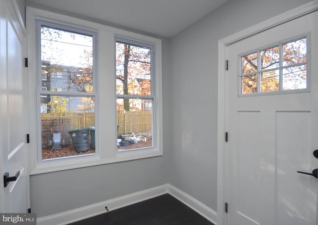 doorway to outside with a healthy amount of sunlight