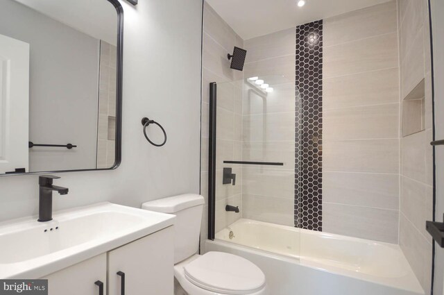 6200 Clay St NE, Washington, DC 20019 - bathroom with toilet, bathtub / shower combination, and vanity