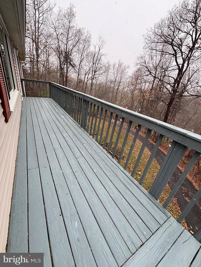 view of deck