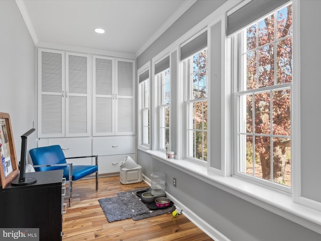 interior space featuring plenty of natural light