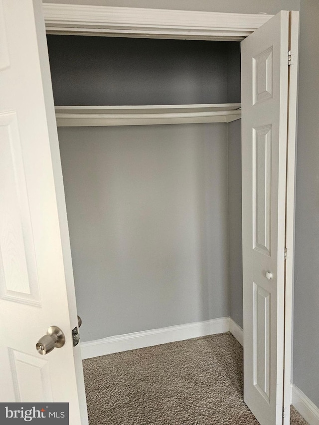 view of closet