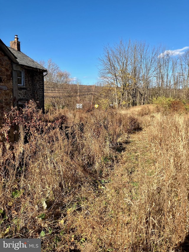 view of yard featuring a rural view