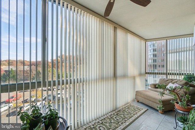 sunroom with a wealth of natural light