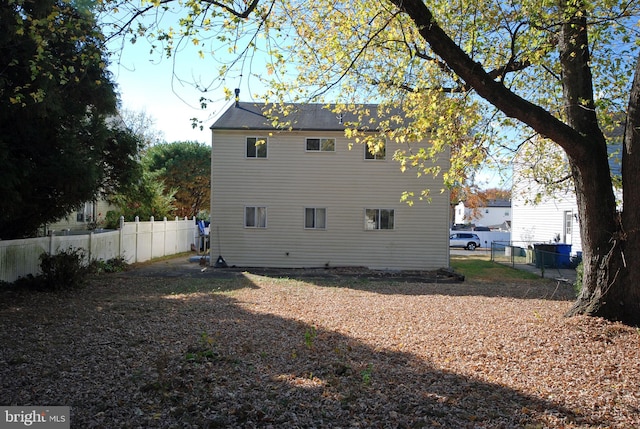 view of rear view of property