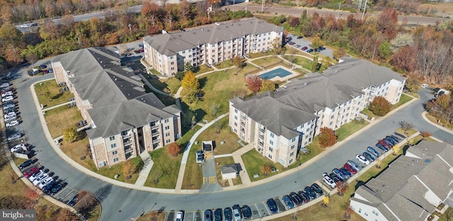 3000 Fountainview Cir Unit 201, Newark, DE 19713 - aerial view of property and surrounding area featuring apartment complex / building