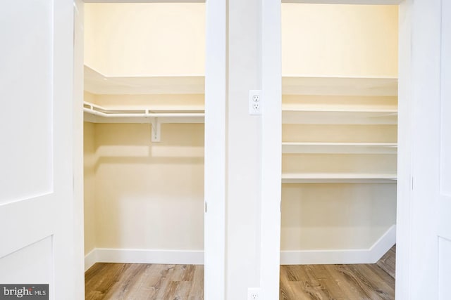 view of closet