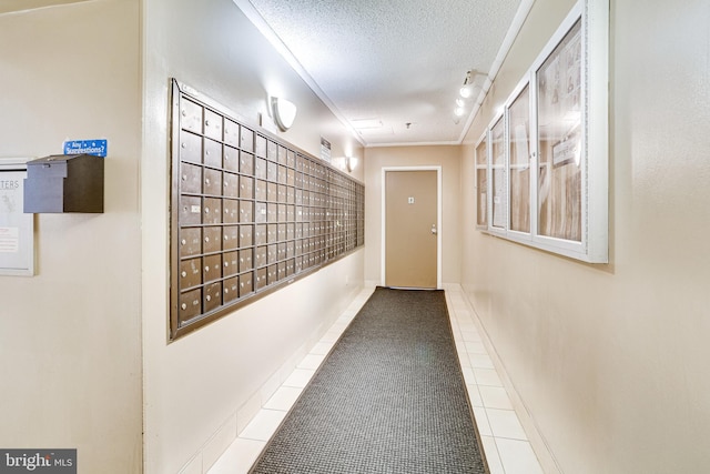 5911 Edsall Rd Unit 1107, Alexandria, VA 22304 - hall with carpet, a textured ceiling, and baseboards