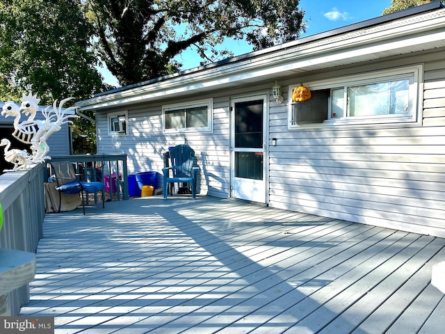 view of deck